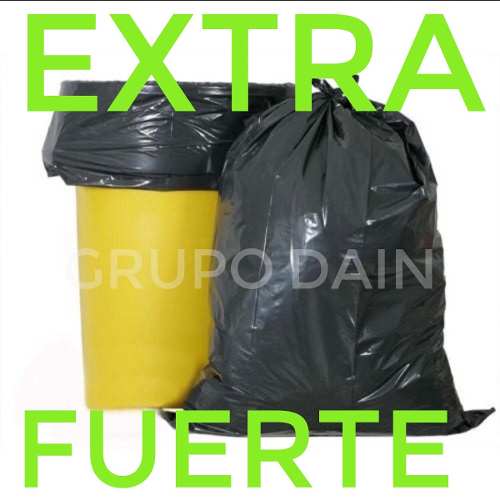 Bolsas De Basura Negra Extra Fuerte Calibre 14 Condominios