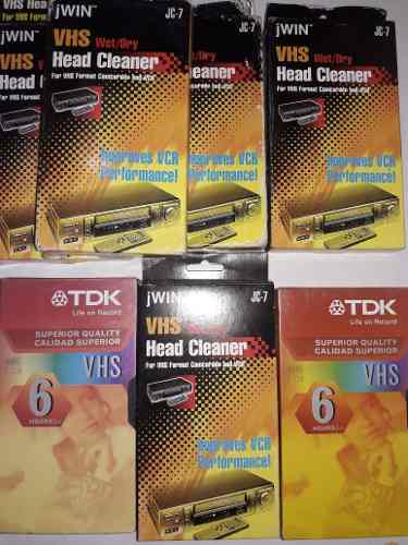 Caset Virgen Y Limpoa Cabezal Vhs Nuevos