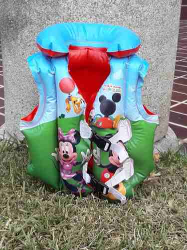 Chaleco Inflable Salvavidas Para Bebe Mickey Mouse
