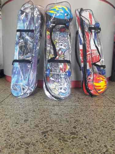 Combo Patineta + Casco + Rodillera Y Codera