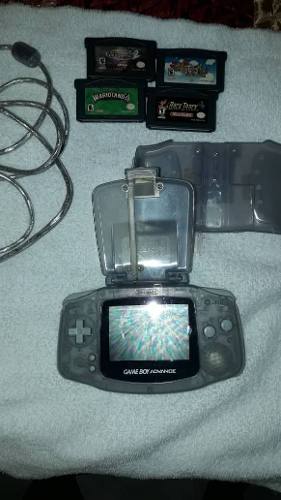 Game Boy Advance + 4 Juegos + Accesorios