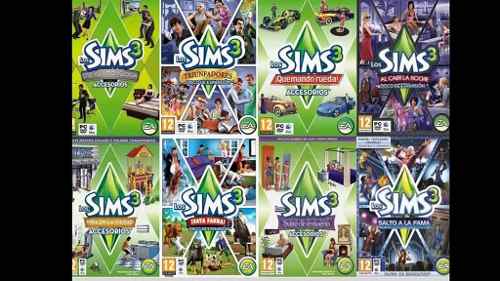 Juego De Los Sims 3 En Físico Y Sus Expansiones