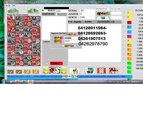 Programas Software Sistemas De Animalitos Loterias Y Parley