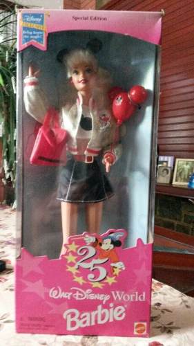 Barbie Original 25 Aniversario De Walt Disney World.