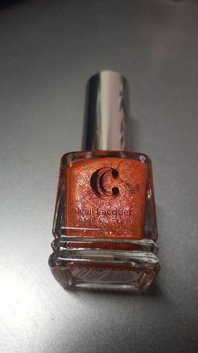 Brillo Para Uñas Con Escarcha Cobre