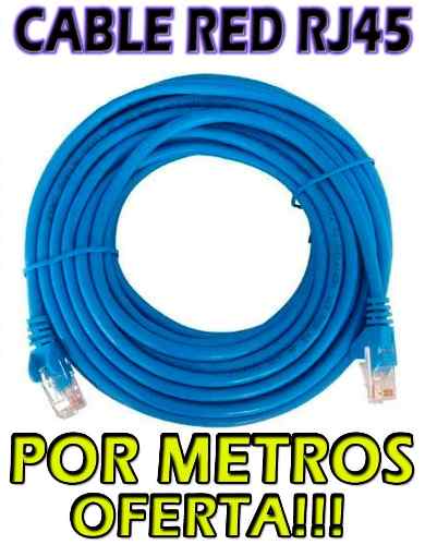 Cable De Red Utp Cat 5e+ Utp Internet Pc Modem Por Metro