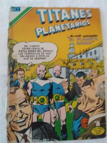 Comic De Ciencia Ficción Titanes Planetarios