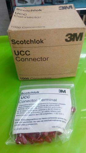 Conectores Ucc 3m Terminal Telefónia Redes 100 Unidades