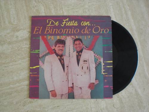 De Fiesta Con El Binomio De Oro - Disco De Vinil Vallenato