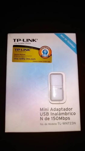 Mini Adaptador Usb Inalámbrico N 150mbps Tl-wn723n -
