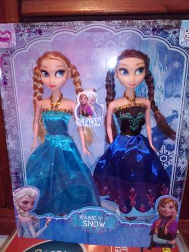 Muñecas Frozen Elsa Y Ana 30cm De Altura