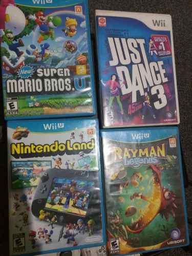 Nintendo Wii U Como Nuevo Con 4 Juegos