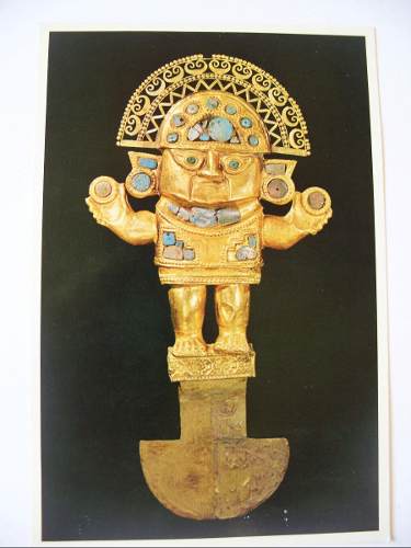 Postales Antiguas Del Museo Oro Del Peru () Coleccion