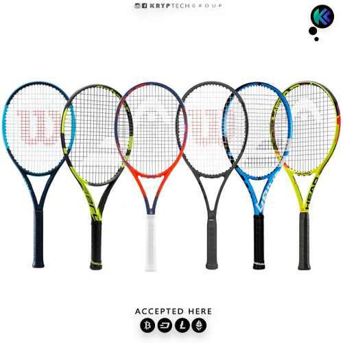 Raquetas De Tenis Head Y Wilson Usadas / Btc / Eth / Dash