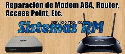 Reparación Módem Aba Internet, Router, Etc, En Maiquetia