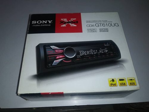 Reproductor Sony Xplod Cdx-gt610ug