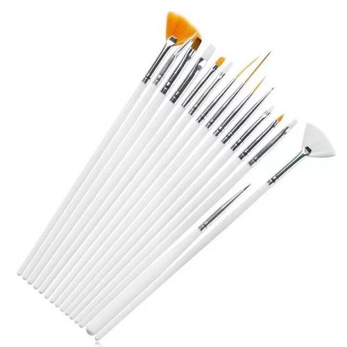 Set De 15 Pinceles Para Decorar Uñas Nuevo Manicure