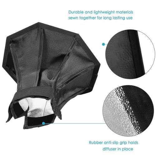 Softbox Octogonal Para Flash Neewer 14.5 Cm *