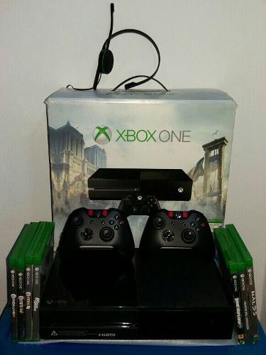 Xbox One 500 Gb + 7 Juegos Fisicos + 2 Controles!