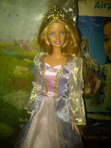 Barbie Rapunzel Cabello Extendible Original De Mattel