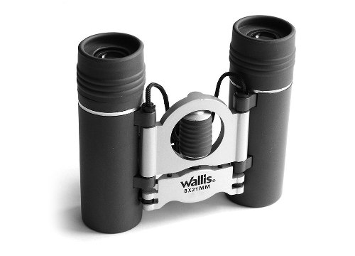 Binocular Compacto Tipo Tejado, 8x21 Mm, Con Correa Y Funda
