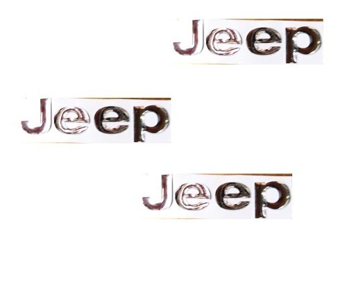 Calcomania Resinada Logo Jeep