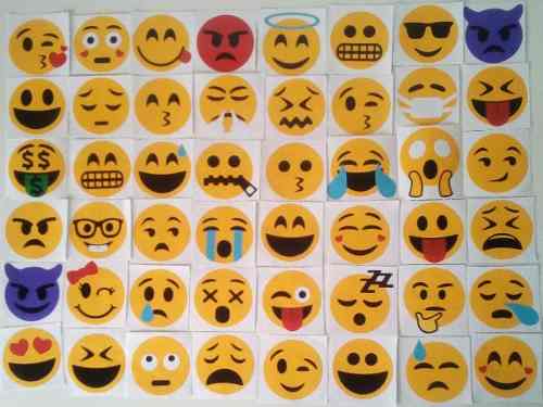 Calcomanias (stickers) Emoticones-emojis Leer Descrip.
