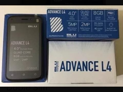 Celular Android 8.1 Baratos Blu L4 Dual Sim Nuevos