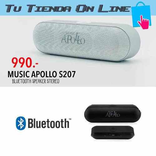 Corneta Portatil Apollo Led Stereo Wireless Bluetooth Mp3