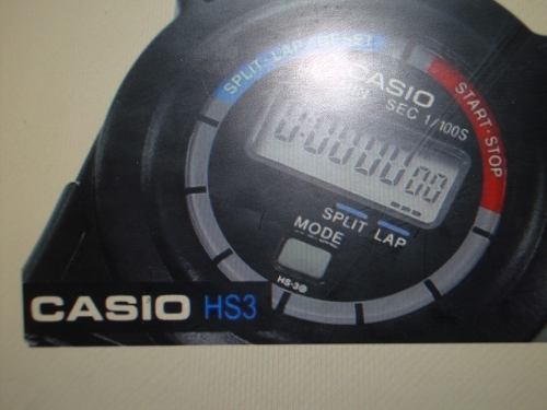 Cronometro Casio Hs-3
