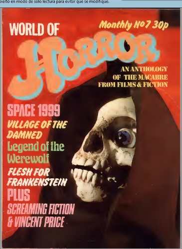 D - Ingles - Retro - World Of Horror - Numero 07