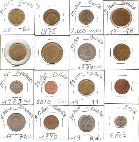 Exelente Set De 16 Monedas -- Leer Descripcion