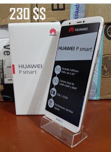 Huawei P Smart De 32 G.b / 3 Gb (230 T R U M P S) Nuevo!