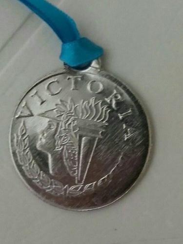Medallas Deportivas Victoria Metal Plata