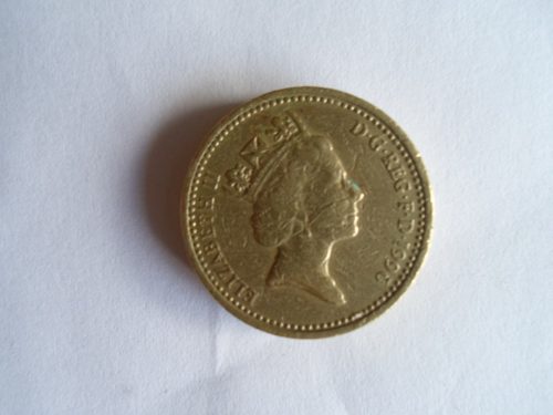 Moneda Libra Esterlina One Pound 