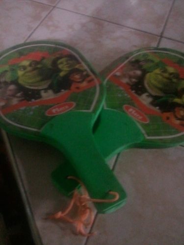 Raquetas De Pin Pong Niños (ogro Shrek)