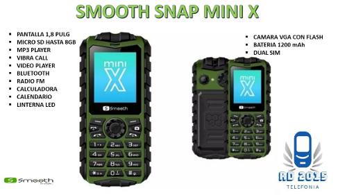 Telefono Celular Basico Smooth Snap Mini X Dual Sim