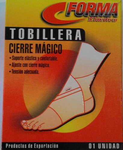 Tobillera Con Cierre Mágico Marca Forma Elastica.talla S Y