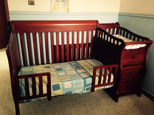 Cama Cuna Para Bebe De Fuerte Roble