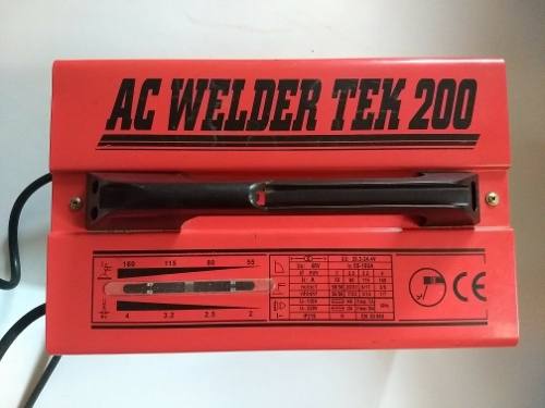 Maquina De Soldar Ac Welder Tek 200