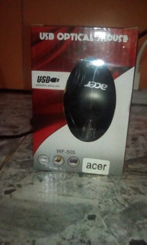 Mouse Acer dpi Optico Usb Para Pc O Laptop Color Negro