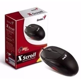 Mouse Usb Genius Xcroll Color Negro