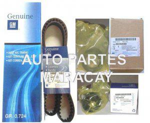 Kit de correa de tiempo chevrolet aveo 1. 6 original gm