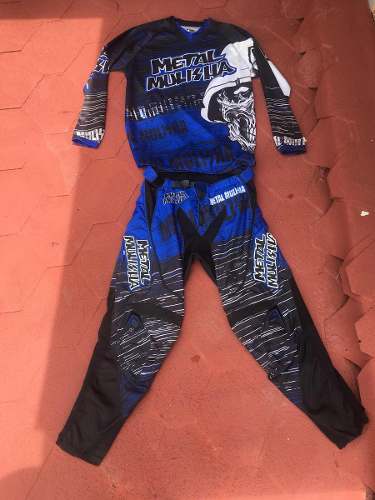 Traje Motocross Enduro Pantalón Talla 34 Camisa Talla M