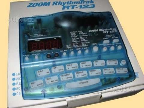 A La Venta Zoom Rhythmtrak Rt-123 Con Su Adaptador