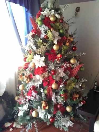 Arbolito Navidad Con Adornos Como Nuevo