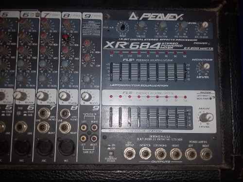 Consola Amplificada Peavey Xr684 Original Usa Sonido Fx