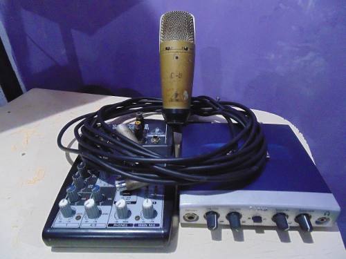 Consola Behringer Microfono Behringe Interface Lexicon