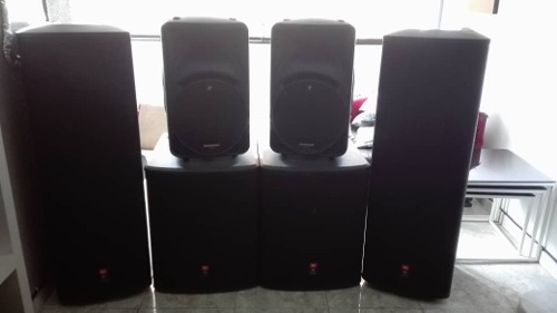 Cornetas Jbl Amplificadas Serie Prx Y Monitor Makie Srm45