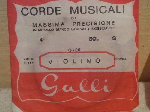 Cuerda Para Violin Galli